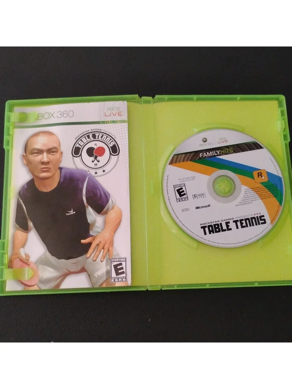 Rockstar Games Presents Table Tennis (Xbox 360) - Complete CIB w/ Manual
